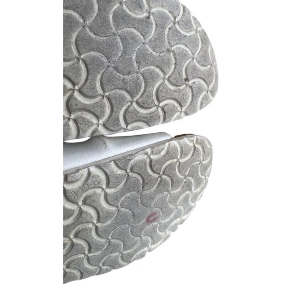 Birkenstock Arizona White Leather Double Strap Sandals EU 39 Narrow Fit - Picture 10 of 10